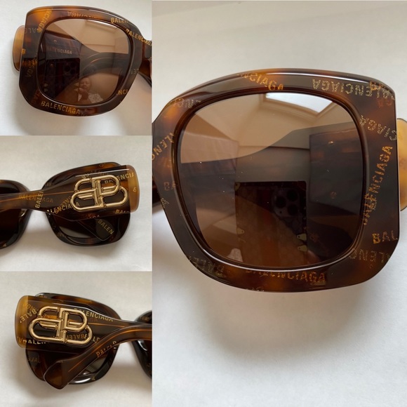 Balenciaga Havana Sqyare sunglasses - Picture 11 of 16